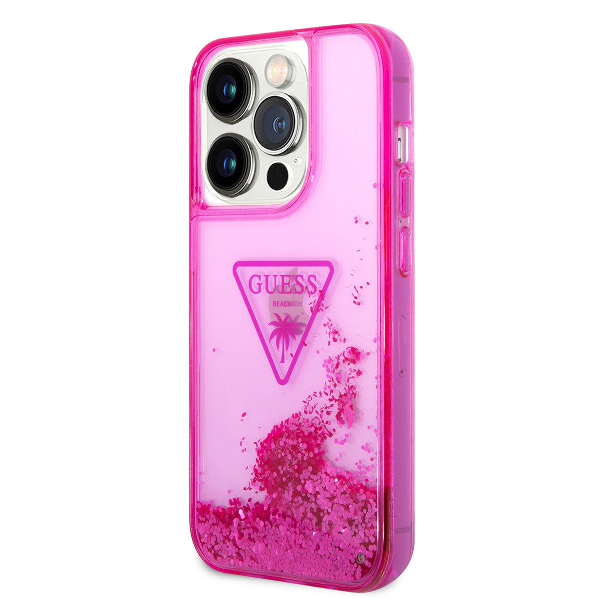 Guess iPhone 14 Pro Max Transparan Sıvılı Simli Dizayn Telefon Kılıfı - 2 Guess iPhone 14 Pro Max Transparan Sıvılı Simli Dizayn Telefon Kılıfı - 2